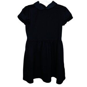 Polo Ralph Lauren Collared Girls Polo Dress Preppy 5 Black Peter Pan
